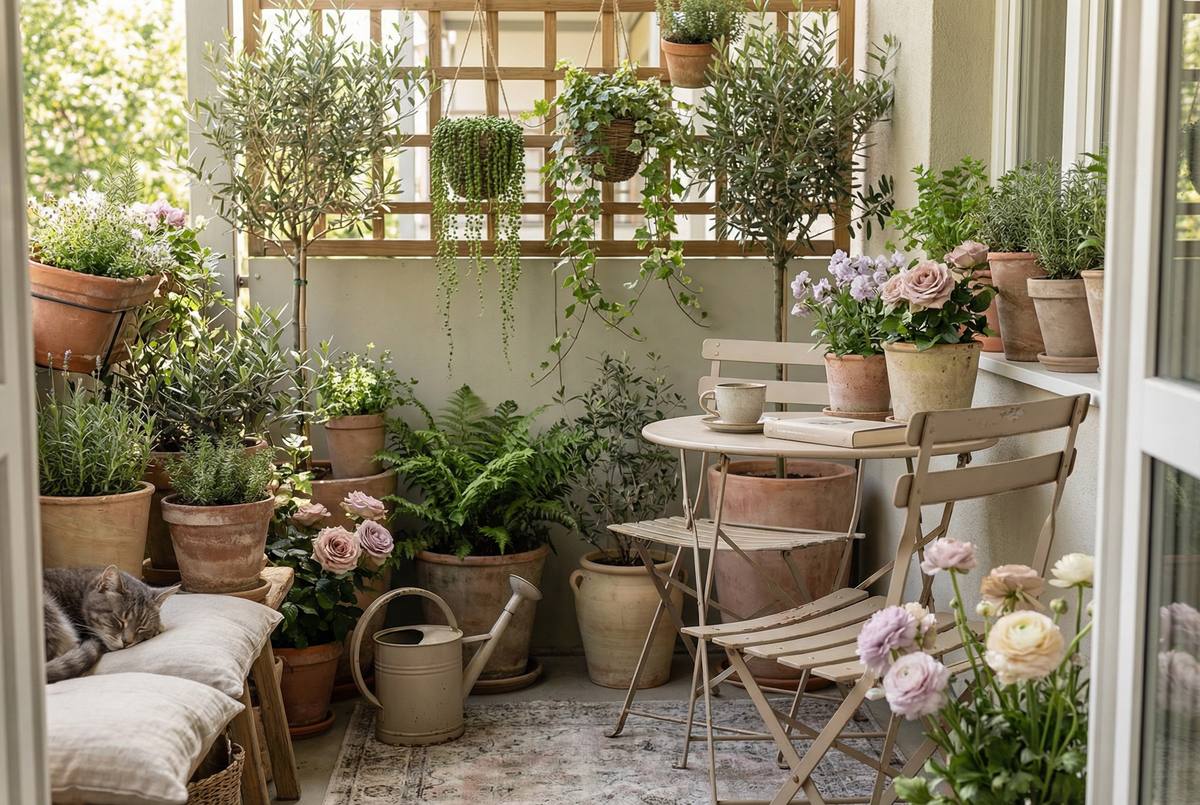 蘑菇影视治愈影像视频 - 阳台花园打造视频演示